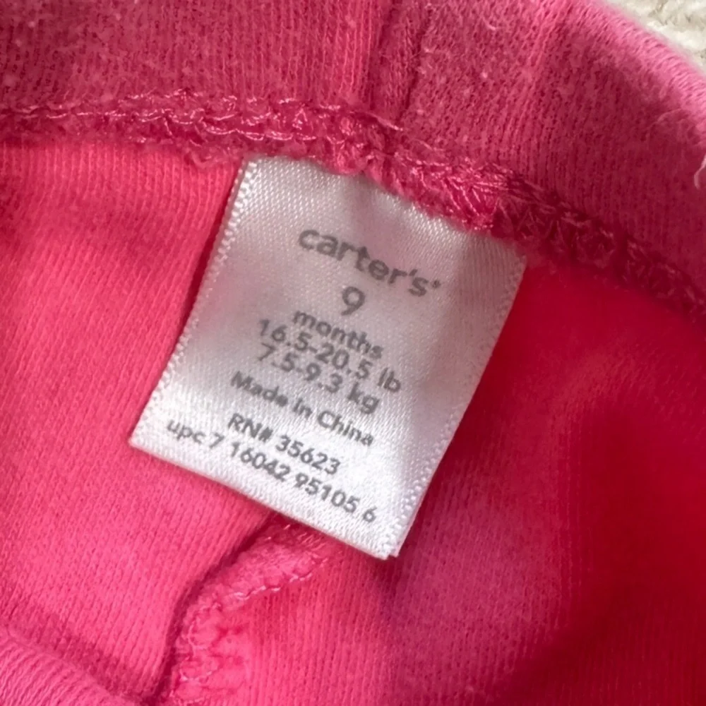 Pink Bottoms with Button Hem Details